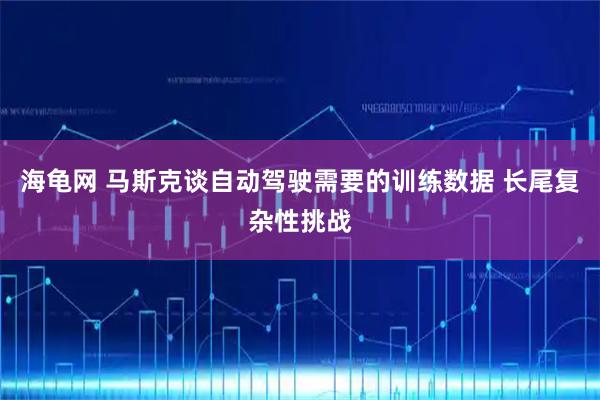 海龟网 马斯克谈自动驾驶需要的训练数据 长尾复杂性挑战
