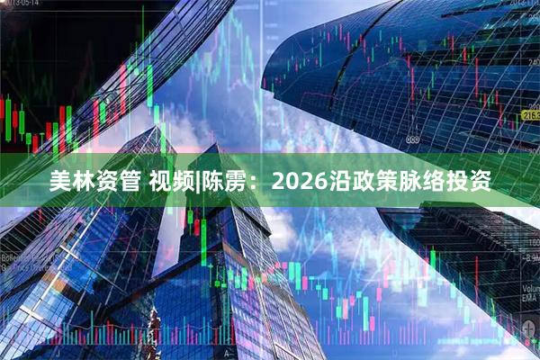 美林资管 视频|陈雳：2026沿政策脉络投资